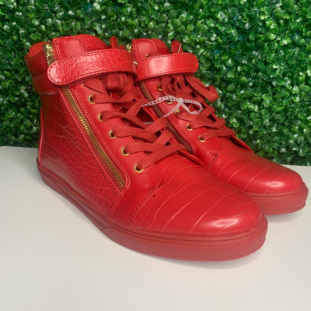 Men's GX Chase 3 Zip High-Top Sneakers | G By Guess Size: 10 & Size:9